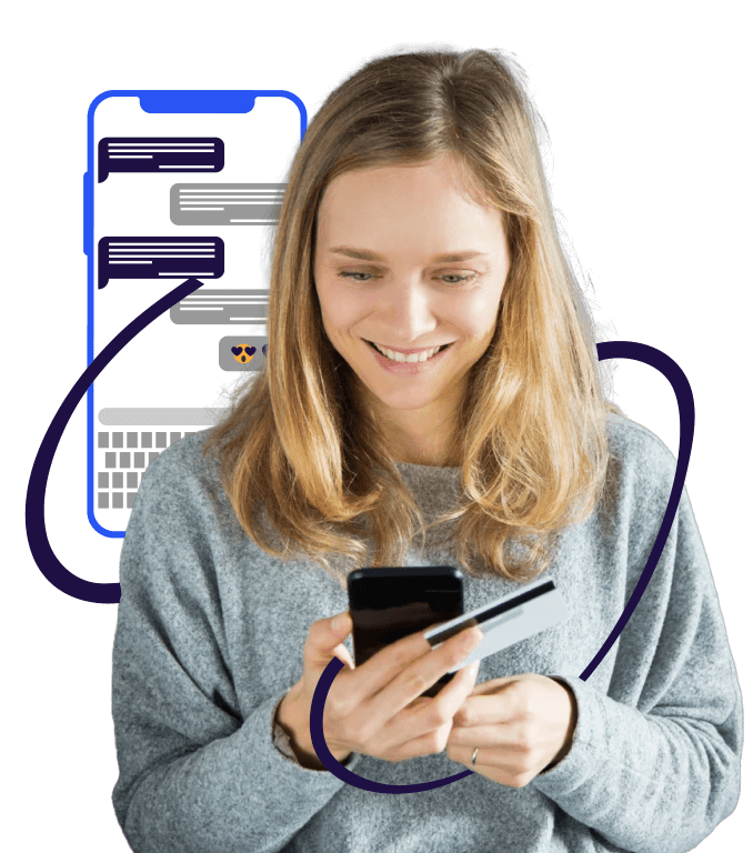 SMS Marketing on a mobile phone