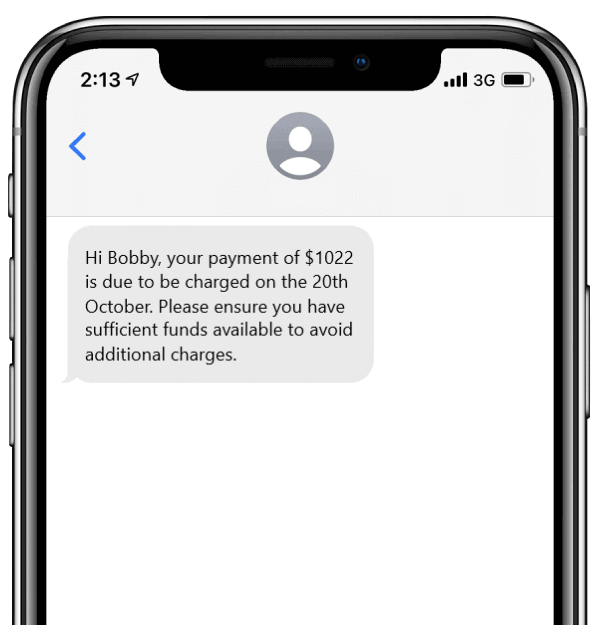 Payment Reminder SMS
